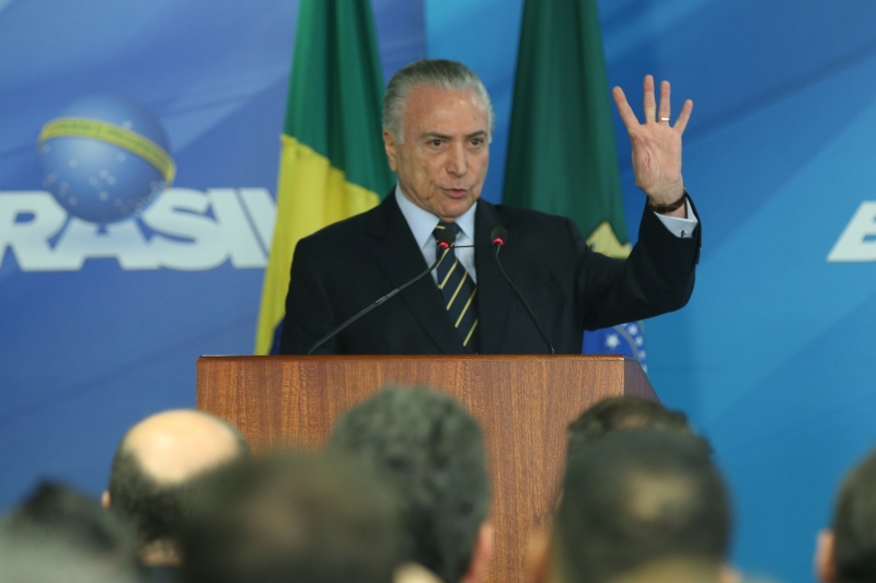 ‘Brasil voltou e está mais forte’, diz Temer, sobre resultado do Caged