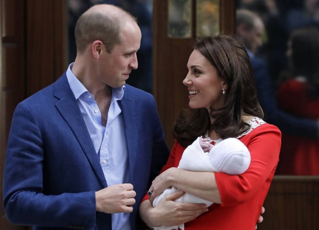 Príncipe William e Kate Middleton anunciam batizado de Louis