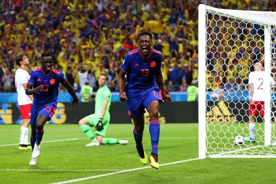 Colômbia faz 3 a 0, reage na Copa do Mundo e elimina Polônia