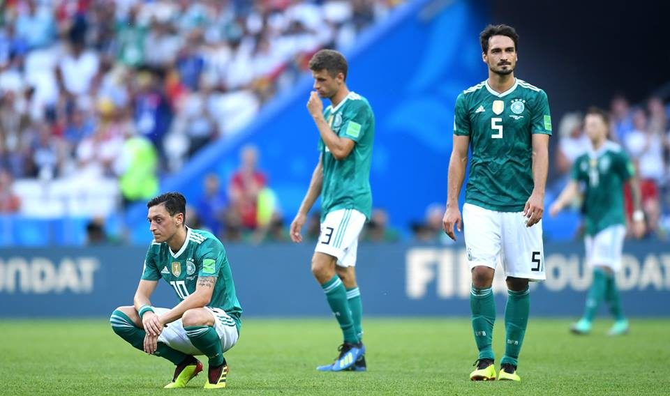 Alemanha dá vexame e cai na primeira fase da Copa do Mundo