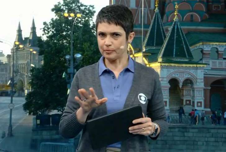 Sandra Annenberg critica a Rússia no ar e dá o que falar