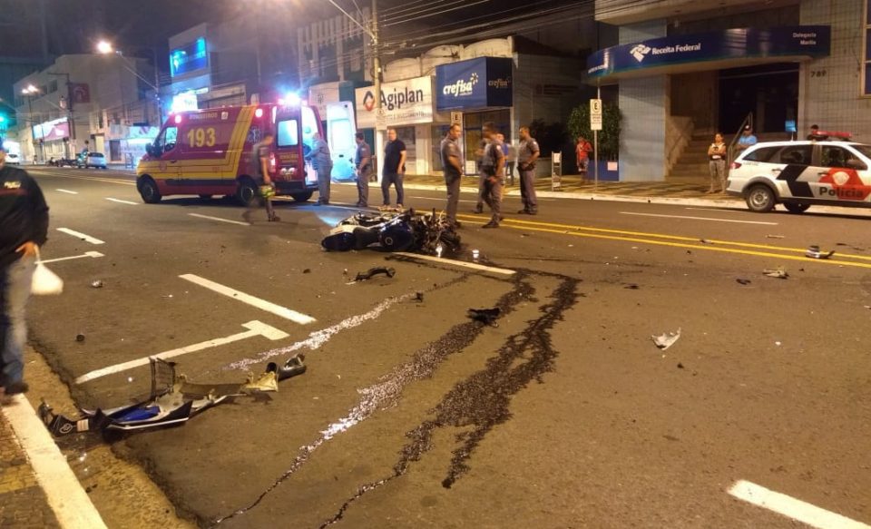 Mecânico fica em estado grave após acidente no Centro