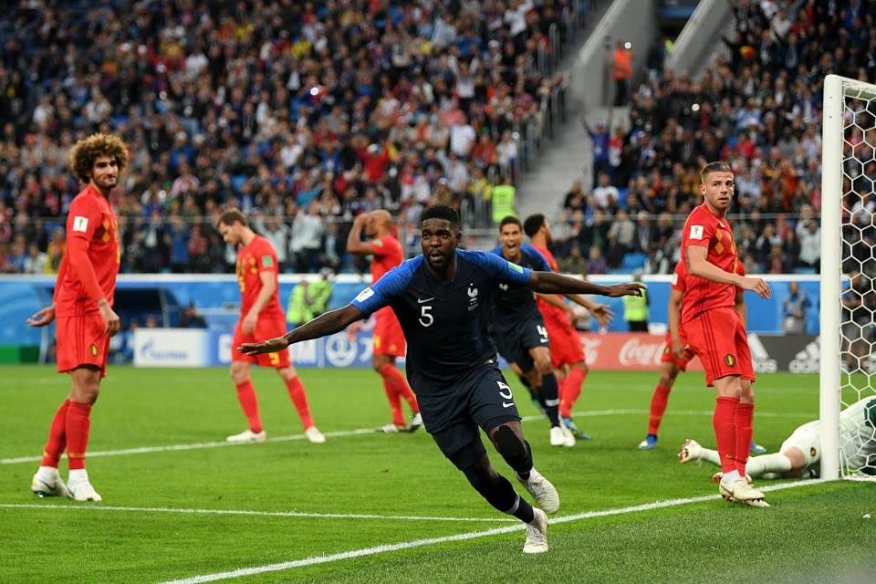 Com gol de Umtiti, França bate a Bélgica e avança à final da Copa