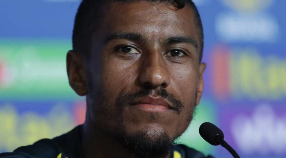 Paulinho é poupado no último treino da seleção brasileira em Sochi
