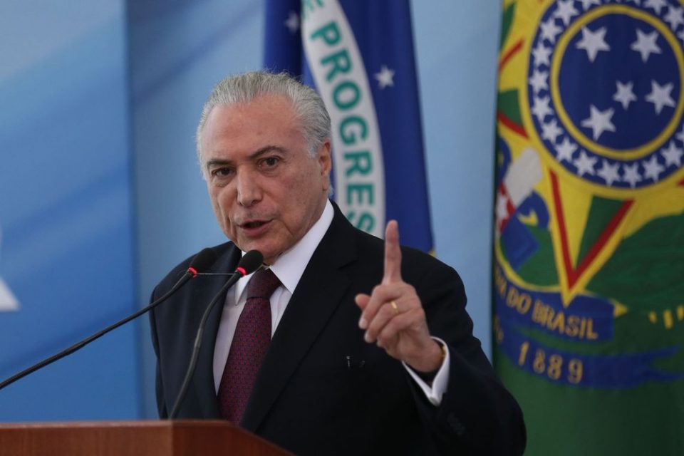 Temer diz que MDB rechaça compor chapa e banca Meirelles como candidato