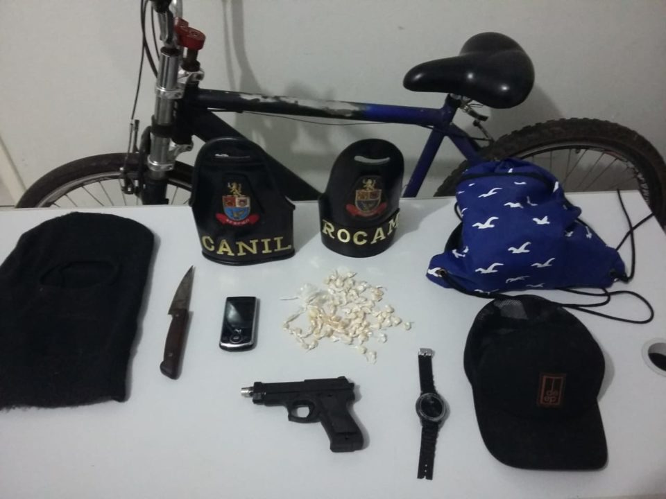 Polícia Militar prende autor de roubo e traficante no CDHU