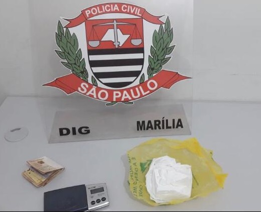 Homem é preso com 262 gramas de cocaína na zona Sul