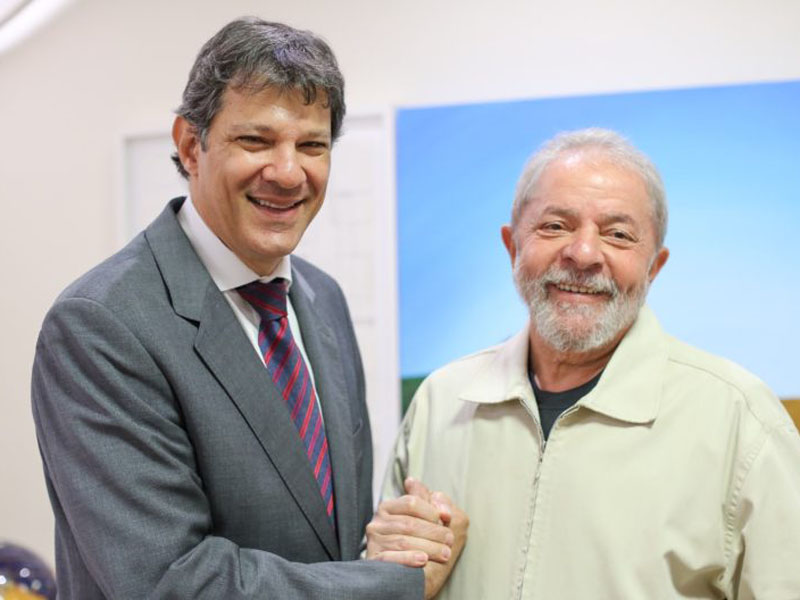 Ibope mostra que 39% dos eleitores de Lula não votariam em Haddad