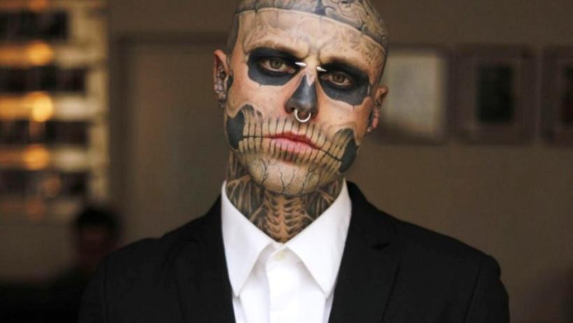 Morre o modelo Rick Genest, também conhecido como Zombie Boy