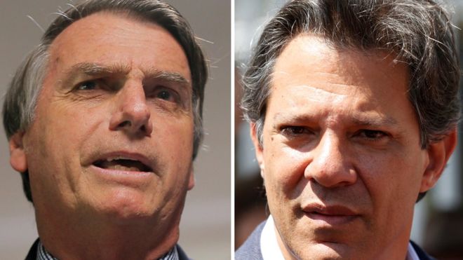 Juntos, Bolsonaro e Haddad têm menor intenção de voto desde 1989