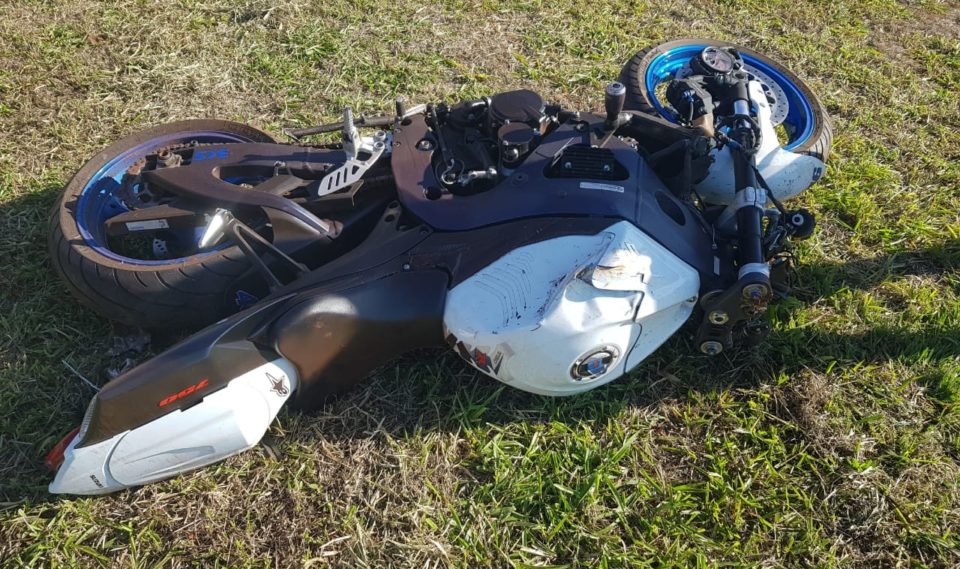 Mariliense sofre grave acidente com motocicleta na BR-153