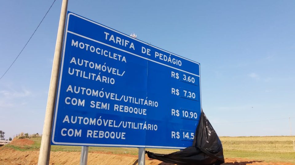 Valores de pedágio na rodovia SP-333 em Marília são revelados