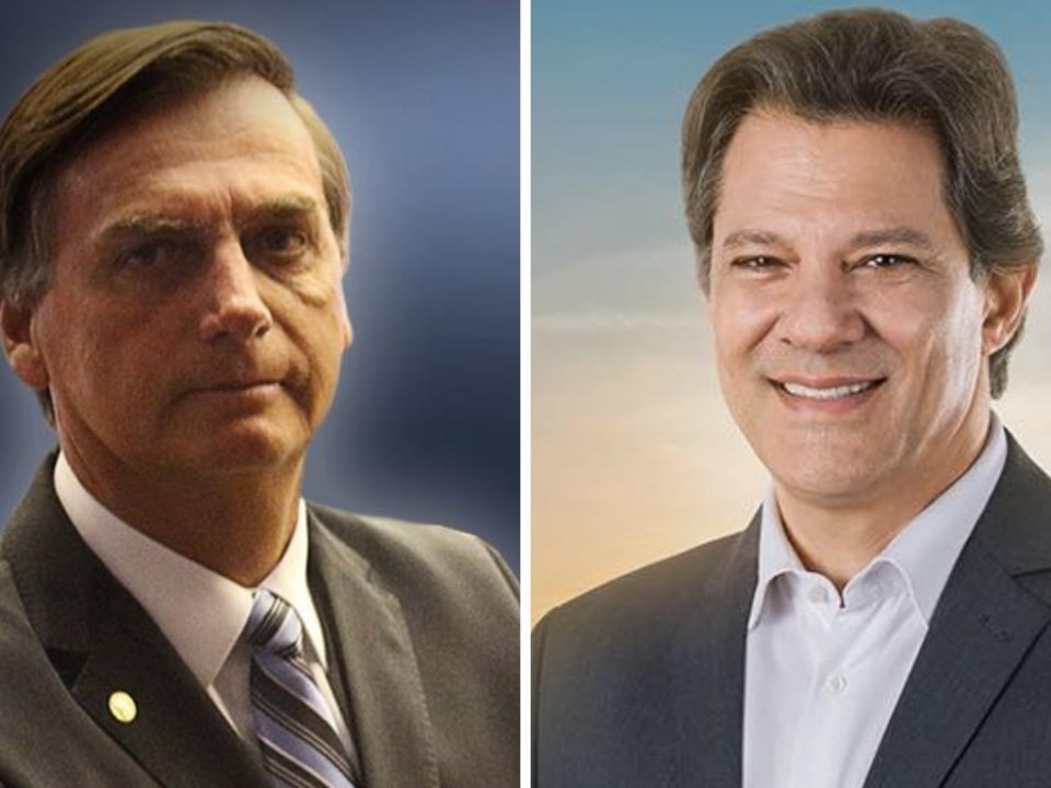 Chance de 2º turno com Bolsonaro e Haddad aumenta significativamente