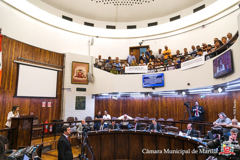 Vereadores de Marília votam 11 matérias legislativas na sessão desta segunda