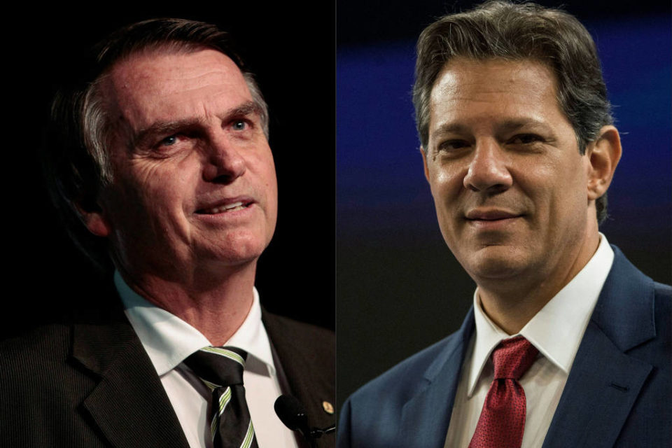 Na estreia de horário eleitoral, Bolsonaro ataca PT; Haddad ignora Lula
