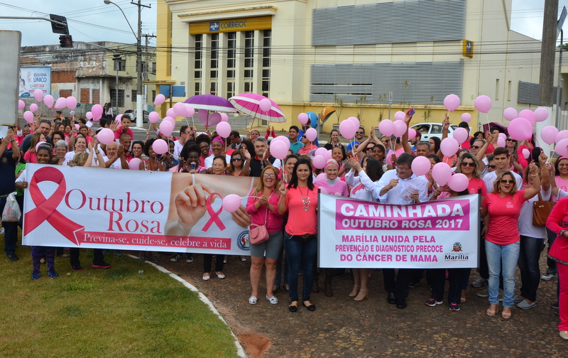 Marília terá “Caminhada Pela Vida” no mês de prevenção ao Câncer de Mama