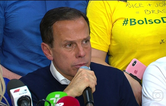 Doria defende PSDB aliado a Bolsonaro