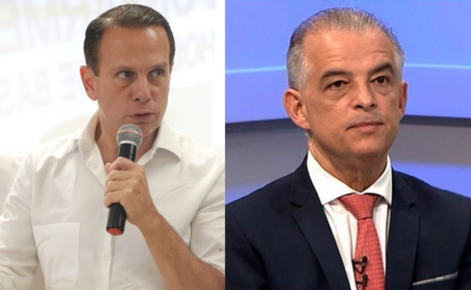 ‘Esquerdista’ e ‘sem palavra’: Doria e França trocam farpas