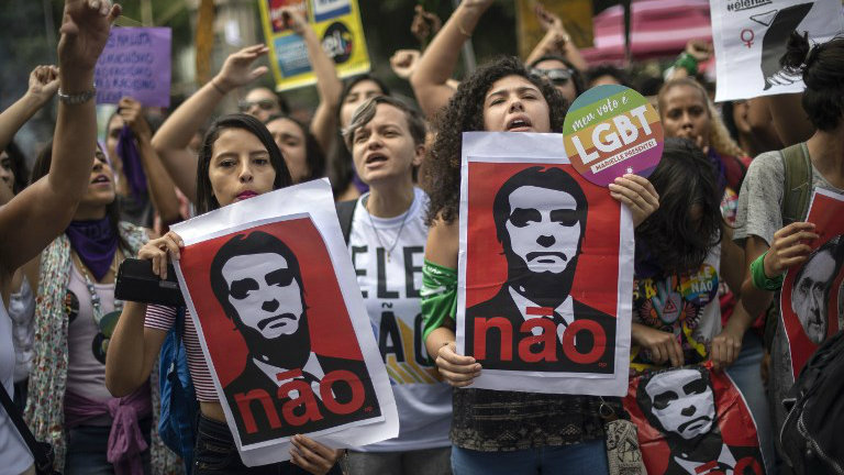 Foto de ato de mulheres contra Bolsonaro é verdadeira