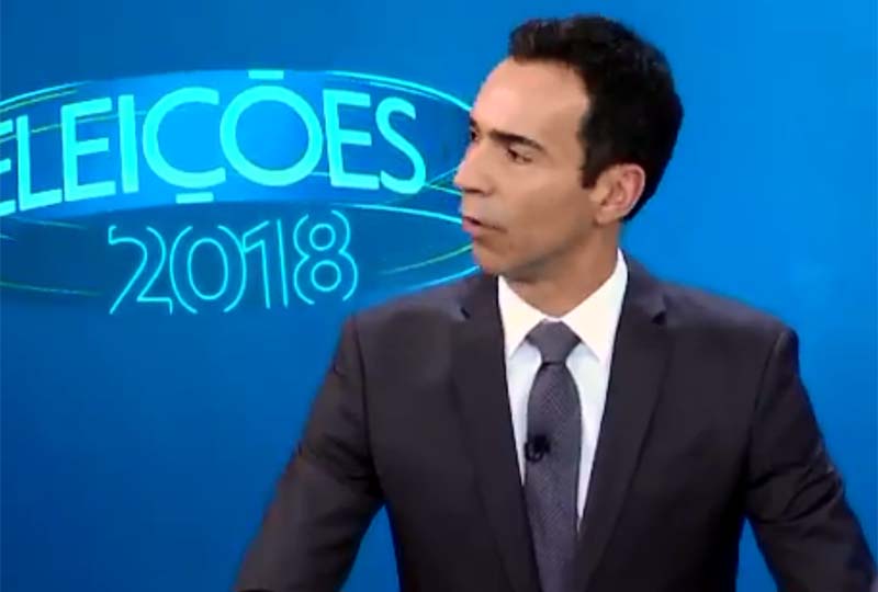 Cesar Tralli perde a paciência em debate e dá o que falar