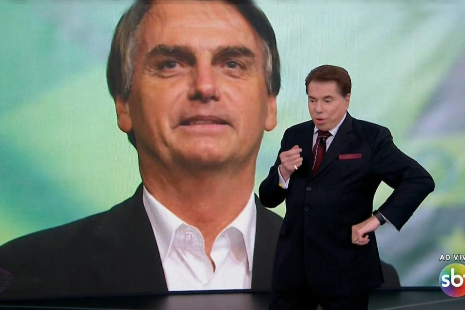 Bolsonaro almoça com Silvio Santos em São Paulo