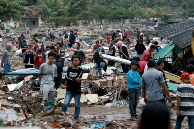 Não há registro de brasileiros atingidos por tsunami na Indonésia