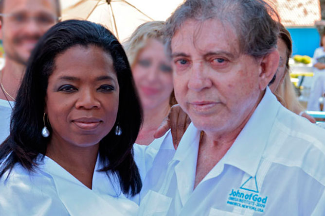 Oprah retira do ar vídeo com João de Deus