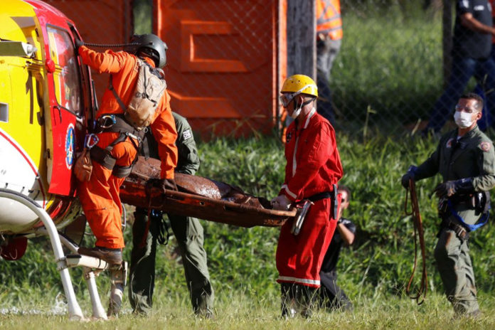 Bombeiros localizam mais dois corpos em Brumadinho