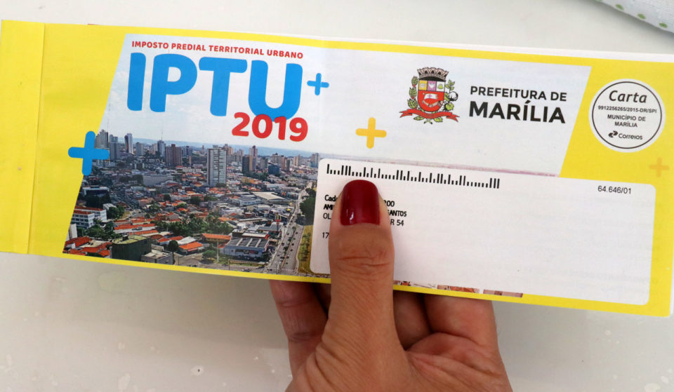 Vencimento da 2ª parcela do IPTU 2019 será nesta sexta