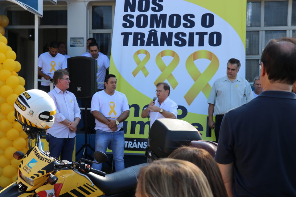 Emdurb realiza abertura do Maio Amarelo em Marília