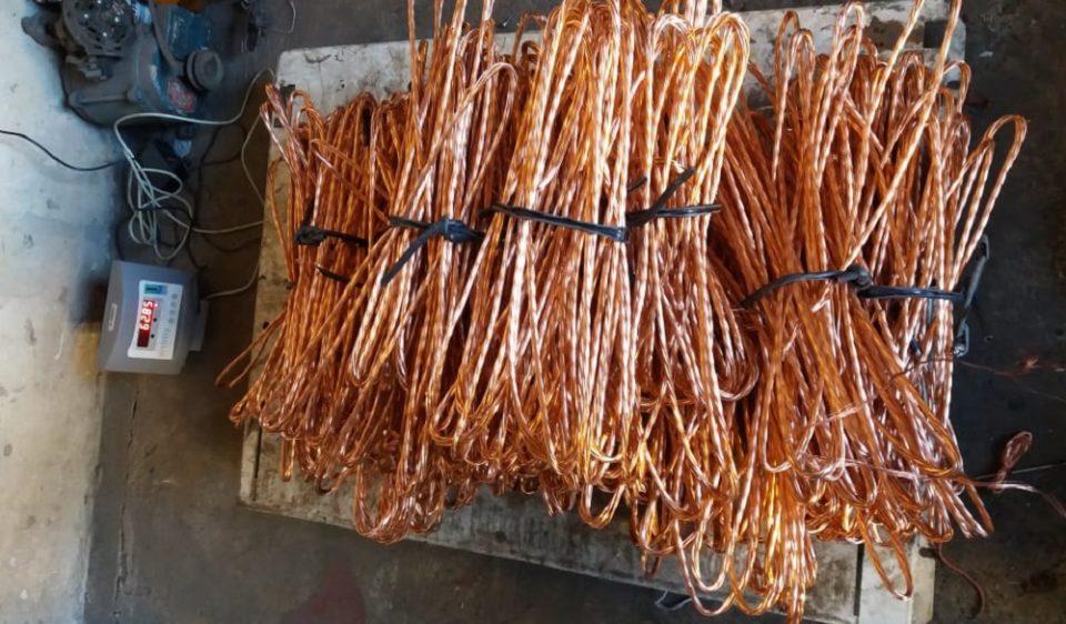 Polícia Civil apreende 386 quilos de fios de cobre na região