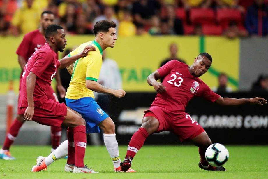 Brasil vence Catar em amistoso e Neymar deixa campo machucado