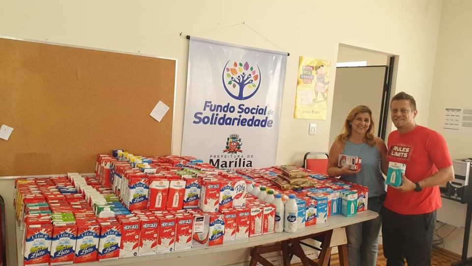 Fundo Social arrecada 421 litros de leite em corrida de rua