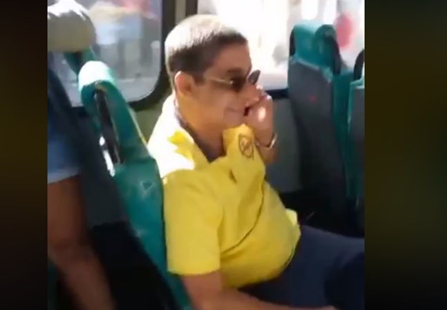 Zeca Pagodinho posta vídeo pegando ônibus e é elogiado por fãs