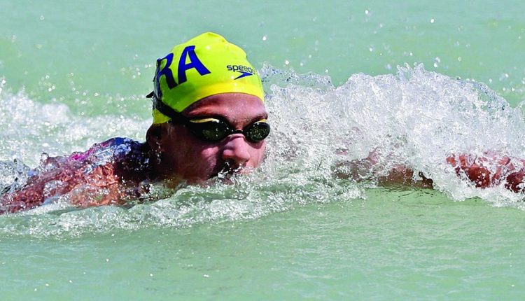 Brasileiros ficam abaixo do 30º lugar na maratona aquática no Mundial