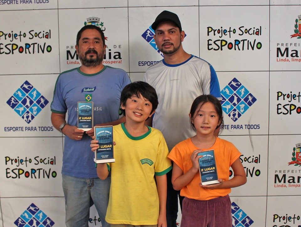 Equipe de xadrez de Marília conquista 2º lugar em torneio