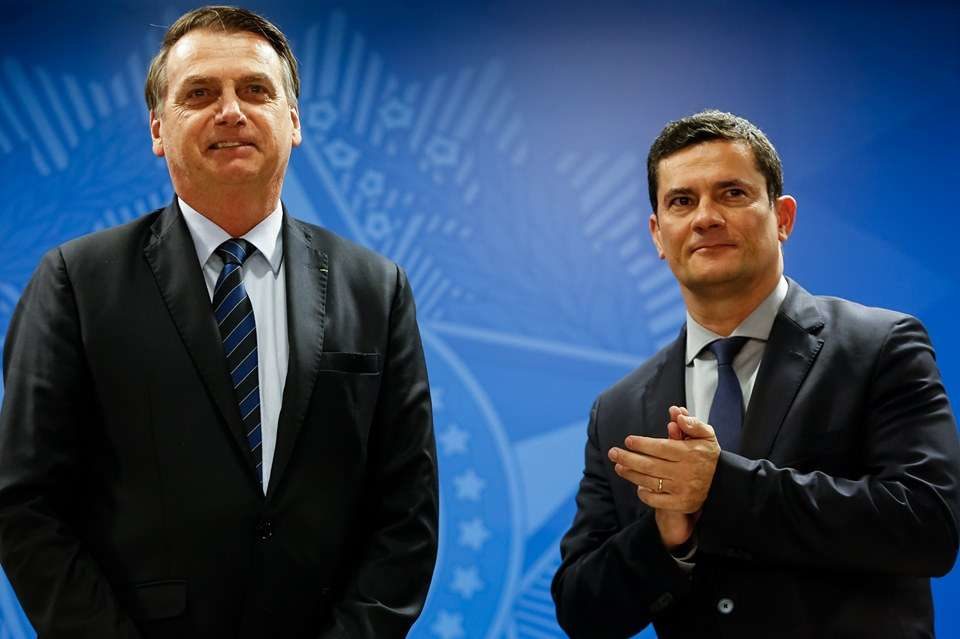 “Não esteve comigo na campanha”, escreve Bolsonaro sobre Moro