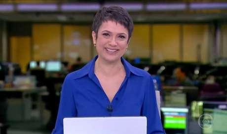 Sandra Annenberg se emociona ao se despedir do ‘Jornal Hoje’