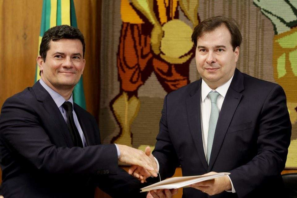 Maia e Moro debatem próximos passos do pacote anticrime