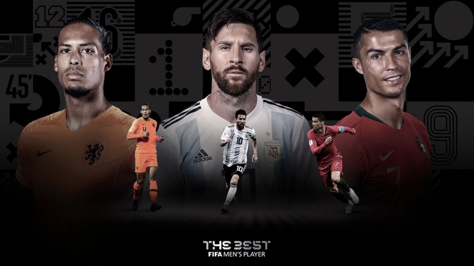 Van Dijk, Messi e CR7 são os finalistas do prêmio de melhor do mundo