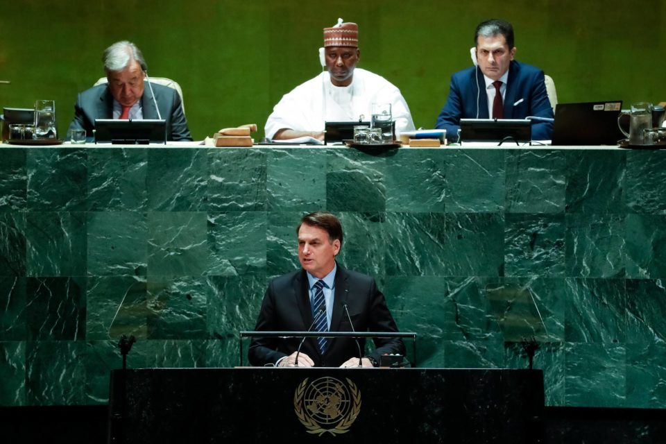 Tema indígena domina discurso de Bolsonaro na ONU e gera embate