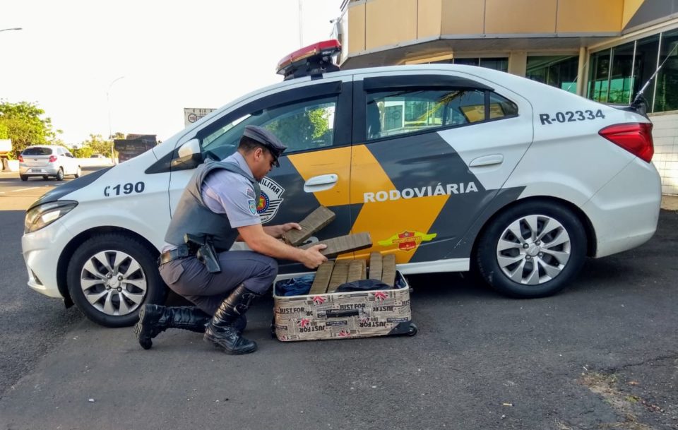 Adolescente é flagrada com maconha em ônibus na SP-294