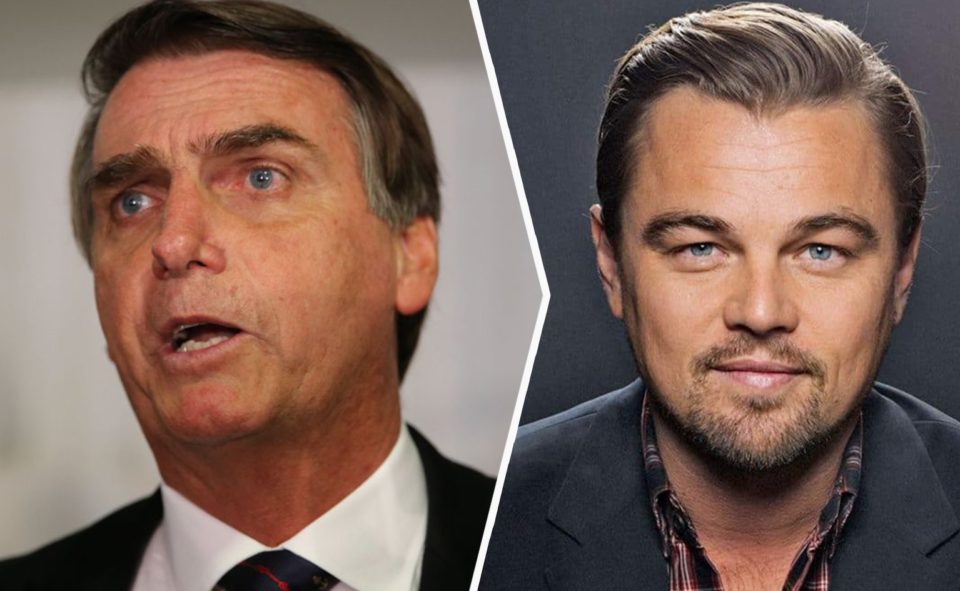 Bolsonaro diz que DiCaprio está ‘dando dinheiro para tacar fogo na Amazônia’