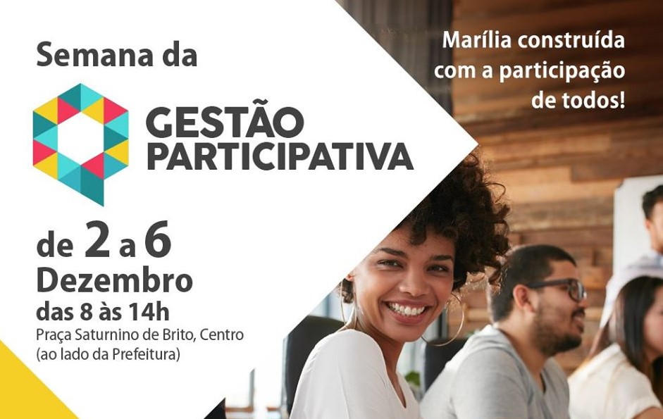 Prefeitura de Marília realizará a Semana de Gestão Participativa