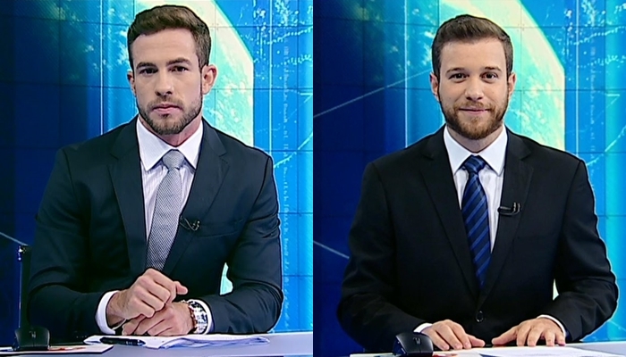 Jornalistas Cassius Zeilmann e Daniel Adjuto se despedem do SBT