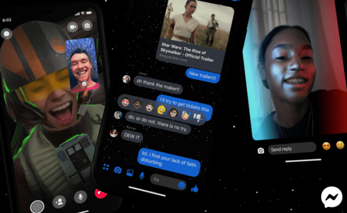 Facebook lança filtro de Star Wars para o Messenger