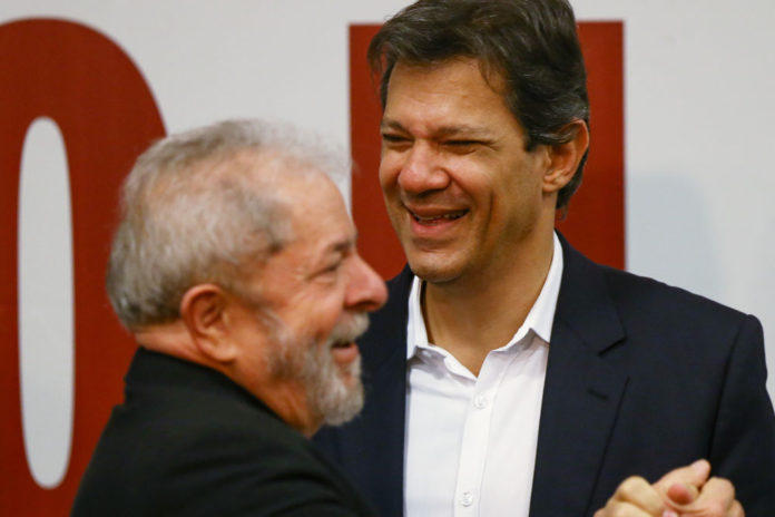Lula já descarta candidatura de Haddad em SP