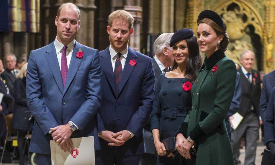 Bullying de William teria afastado Harry e Meghan da família real