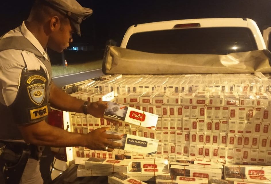 Polícia apreende mais de 22 mil maços de cigarros na região