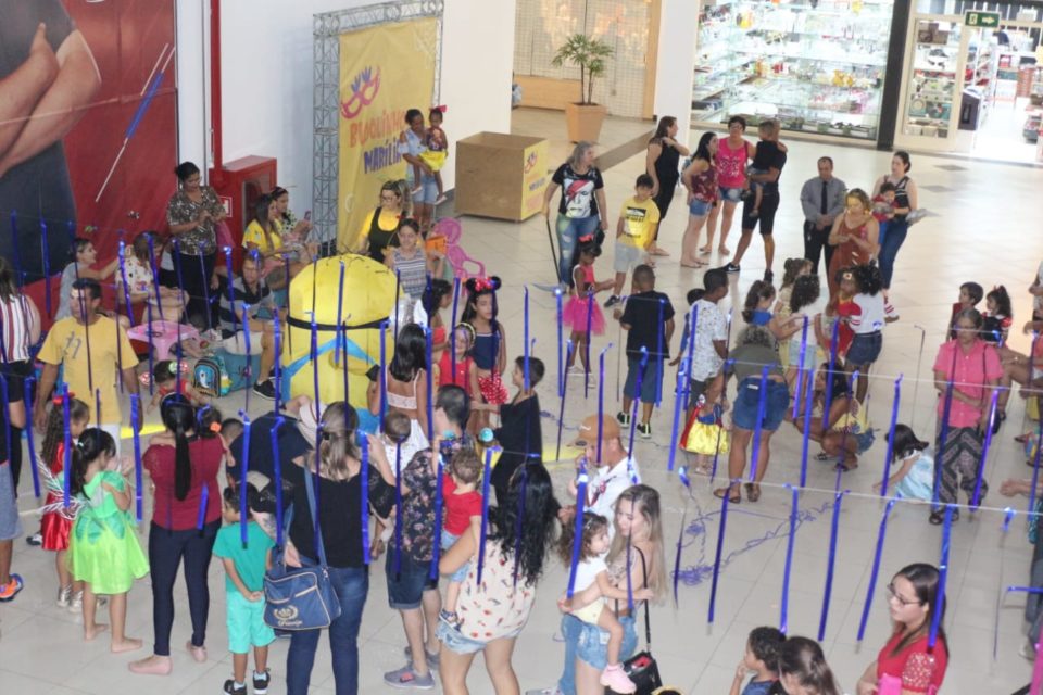 Marília Shopping leva alegria à família com o ‘Bloquinho Kids’